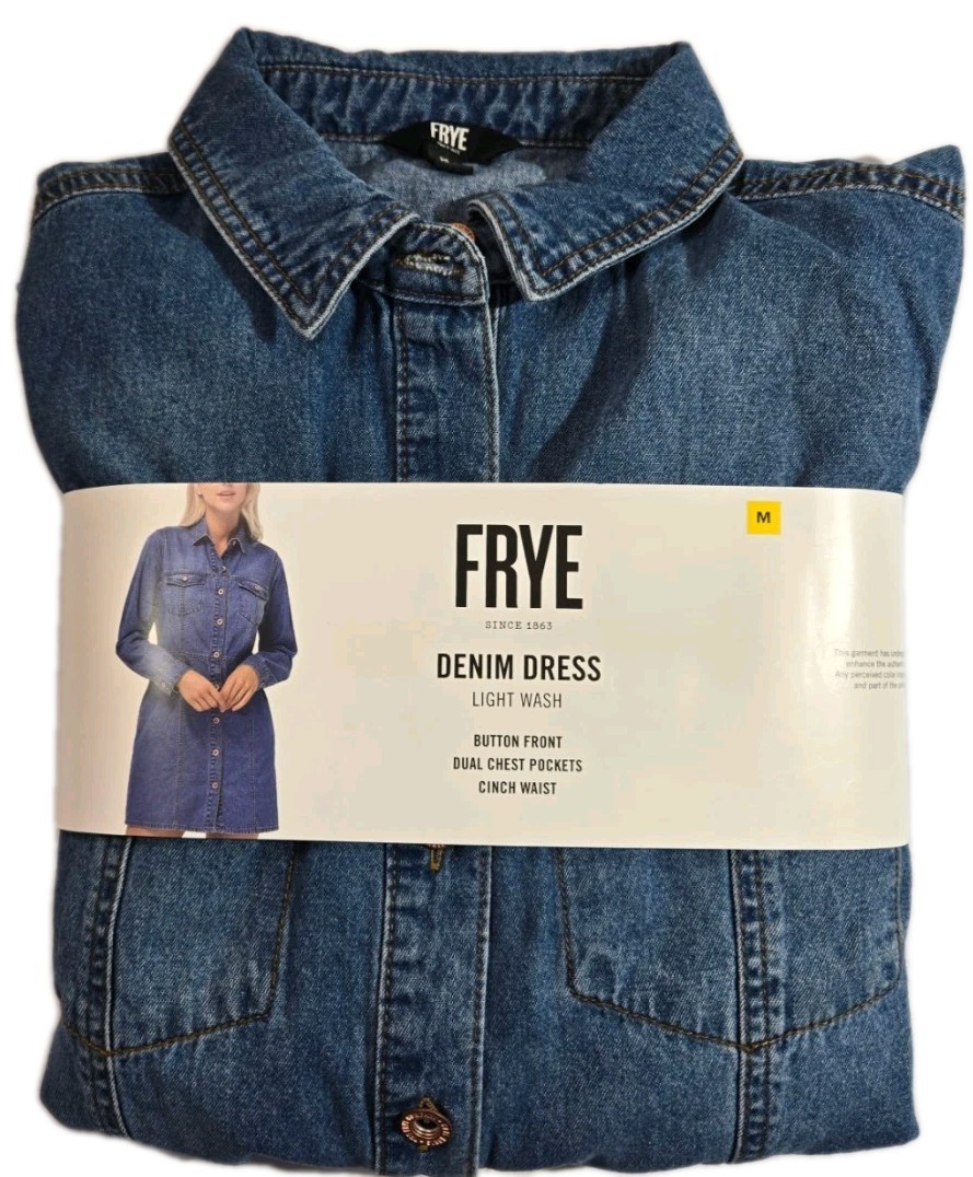 Frye Womens Denim Dress Long Sleeve Various Sizes & Colors NWT 14A