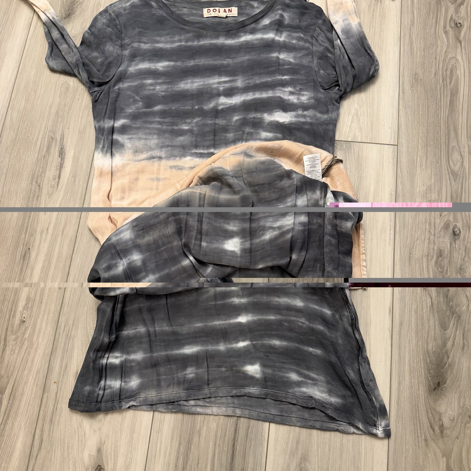 Anthropologie Dolan Left Coast Collection Dress Size S Trina Tie-Dye Midi Knit
