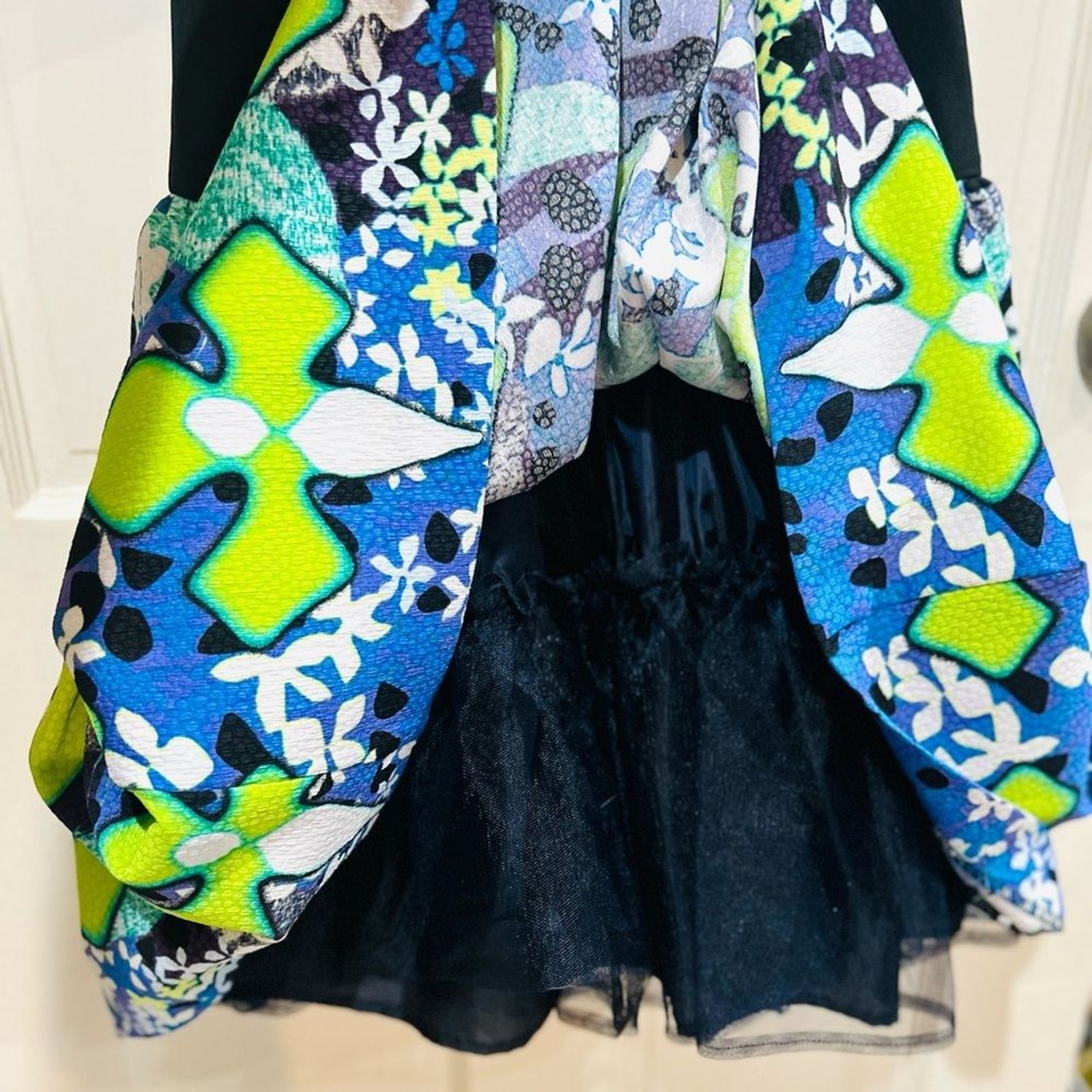 Peter Pilotto x Target Fit & Flare Floral Petticoat Designer Dress Retro Size 4