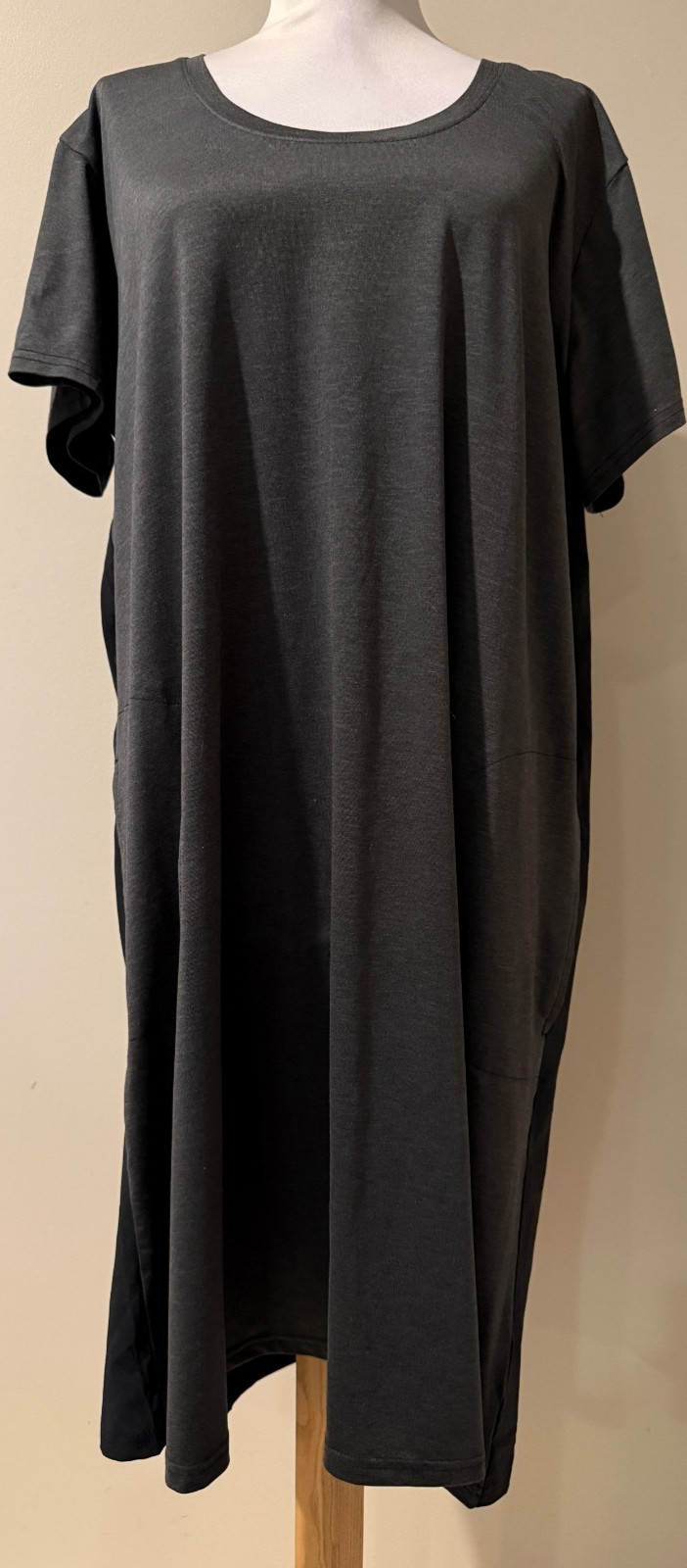 COLUMBIA Womens Gray & Black Lightweight Dress with Pockets – Sz XL Extra Large