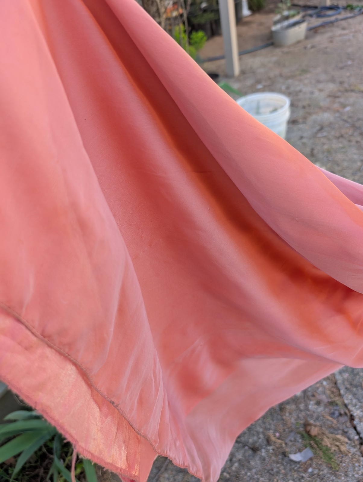 Maria Bianca Nero long Dress Sz S peach orange new with tags