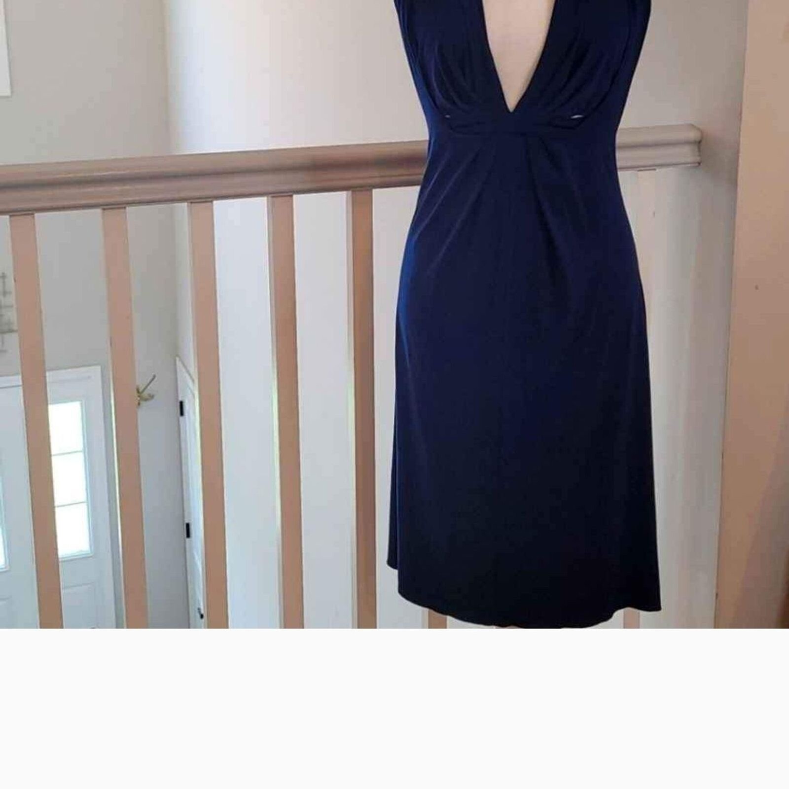 Victoria’s Secret moda international black wrap dress SMALL