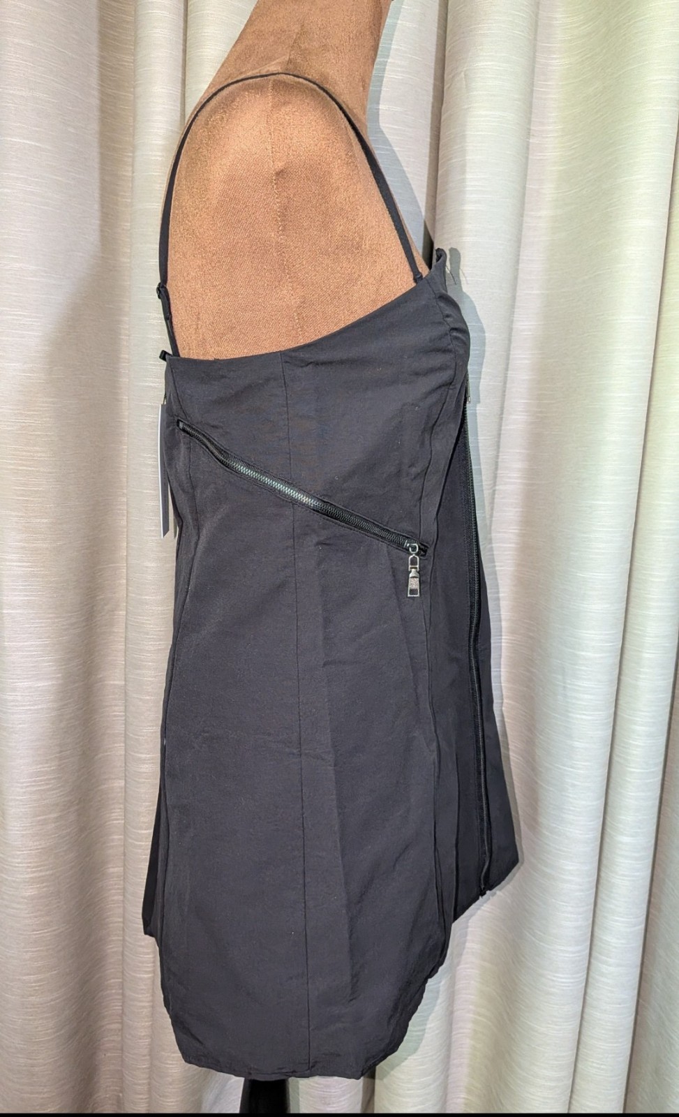 Labelerail x Julia Cumming Black Mini Dress, UK 8 US 4