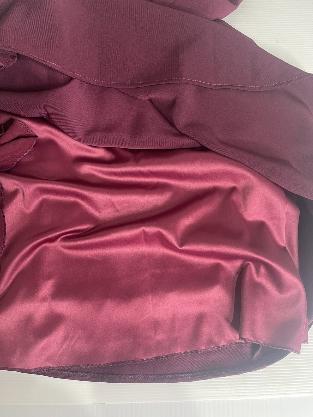 G & An’ge PARTY COCKTAIL Maroon Plum Sleeveless Fit n Flare Dress Size 8 EU 36