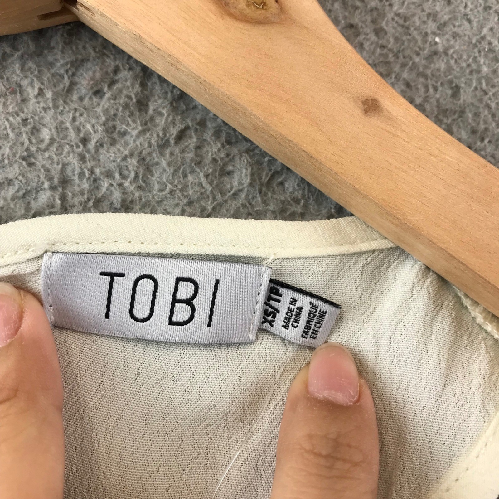 New TOBI XS Ivory Sleeveless High Low Dress Cutout Hem Casual Party Cocktail