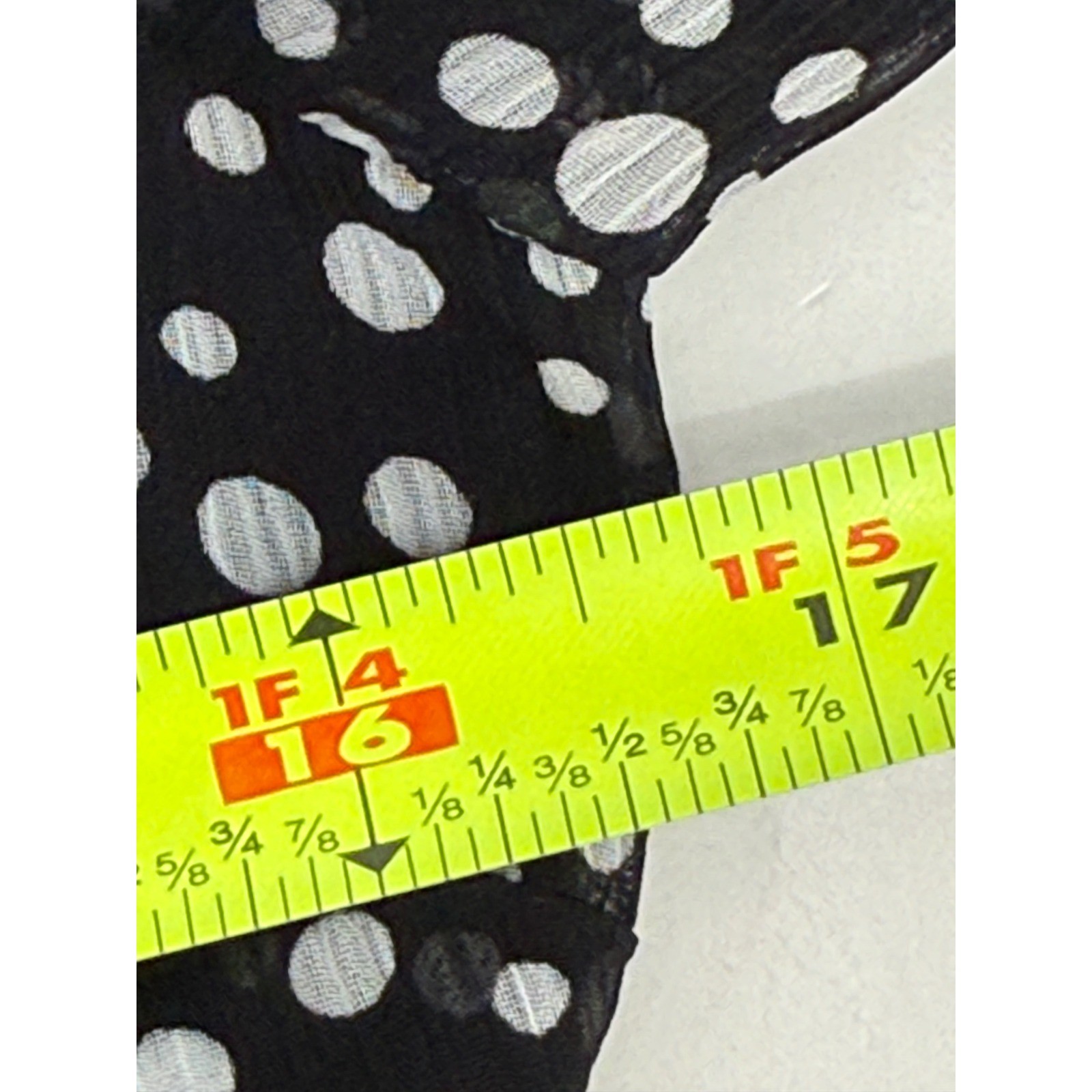 All in Favor Black Dotted Wrap Ruffle Hem Mini Dress Size S