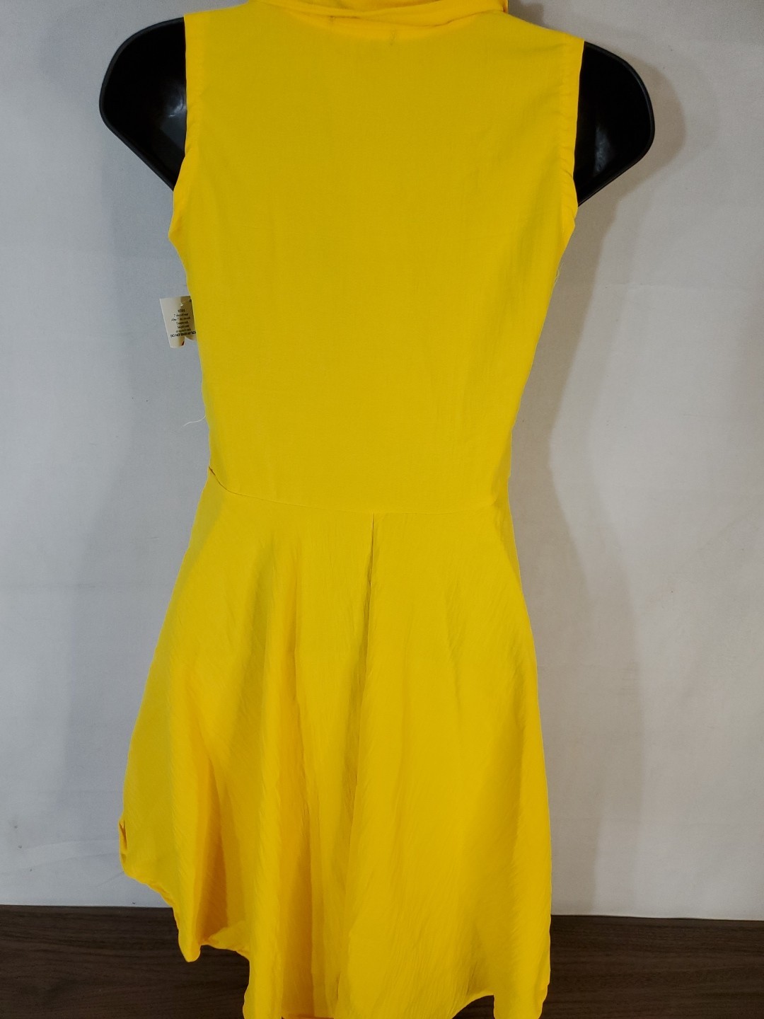 Love Heart Sleeveless Collared Dress Women’s Size Small Button Down Skater Prepi