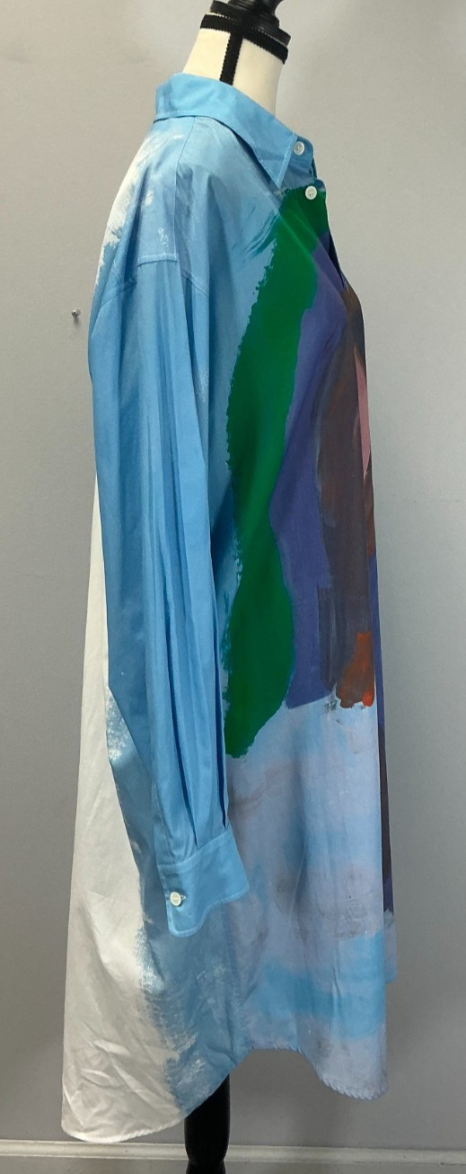 Marni Painted Design Women’s Size 44 IT Shirt Dress NWT