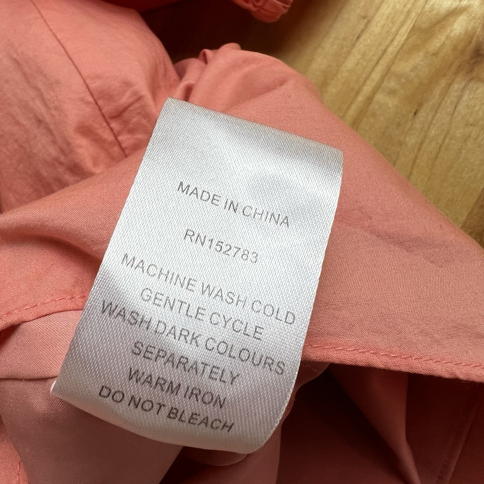 ANNA CATE Shift Mini Dress Size Small Haley Coral Orange Classic Beach Resort