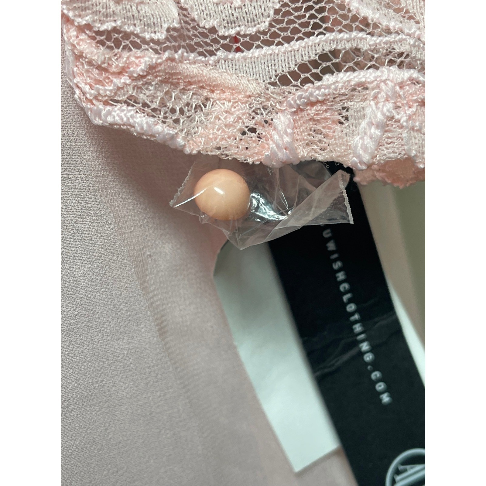 As U Wish Blush Pink Lace Cold Shoulder Shift Dress Med cottagecore romantic