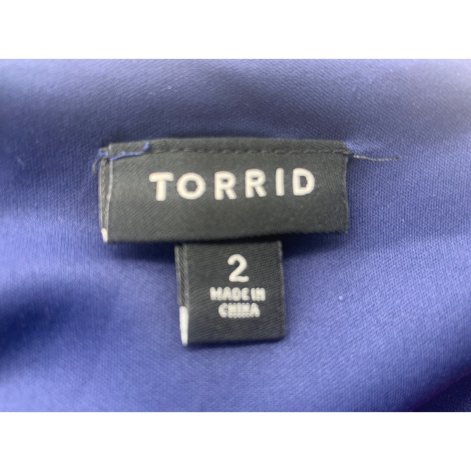 Torrid Blue Floral Rose Textured Knit Fit & Flare Dress Plus Size 2 2X 10417157
