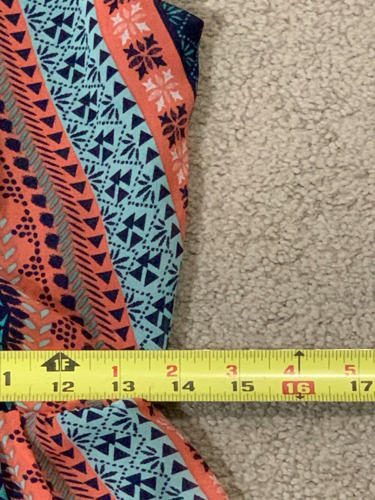 As U Wish Dress Womens Size Small Boho pattern Sleeveless Fit Flare Keyhole back