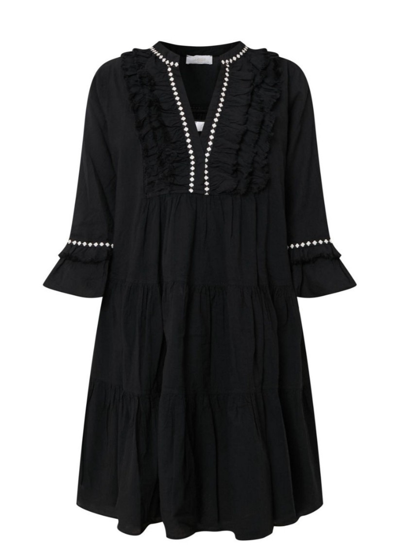 Anthropologie DEVOTION TWINS Efisto Embroidered Mini Dress M