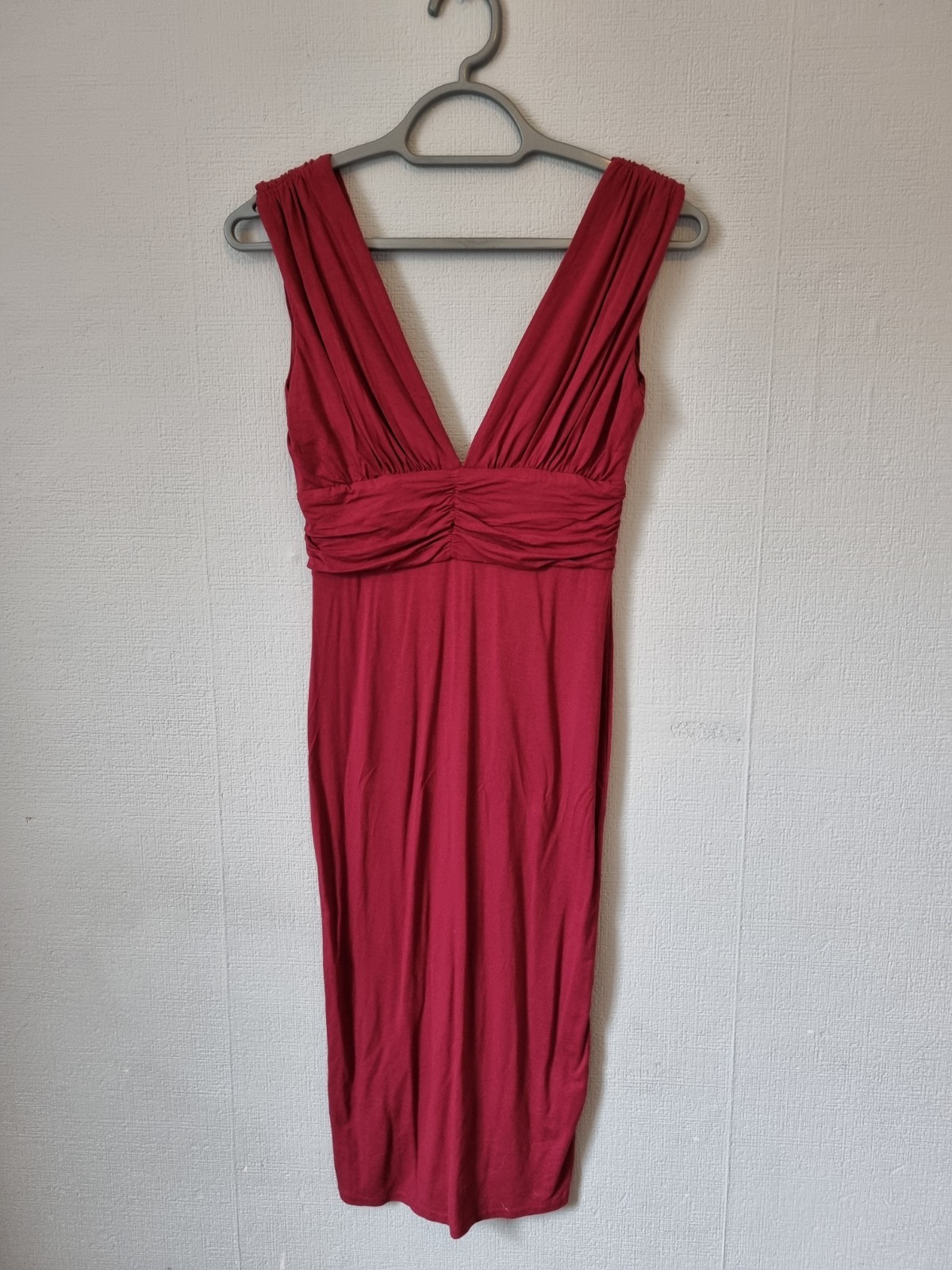 ASOS Design Bodycon Burgundy/Berry, Size 10, Worn Once, Excellent Condition
