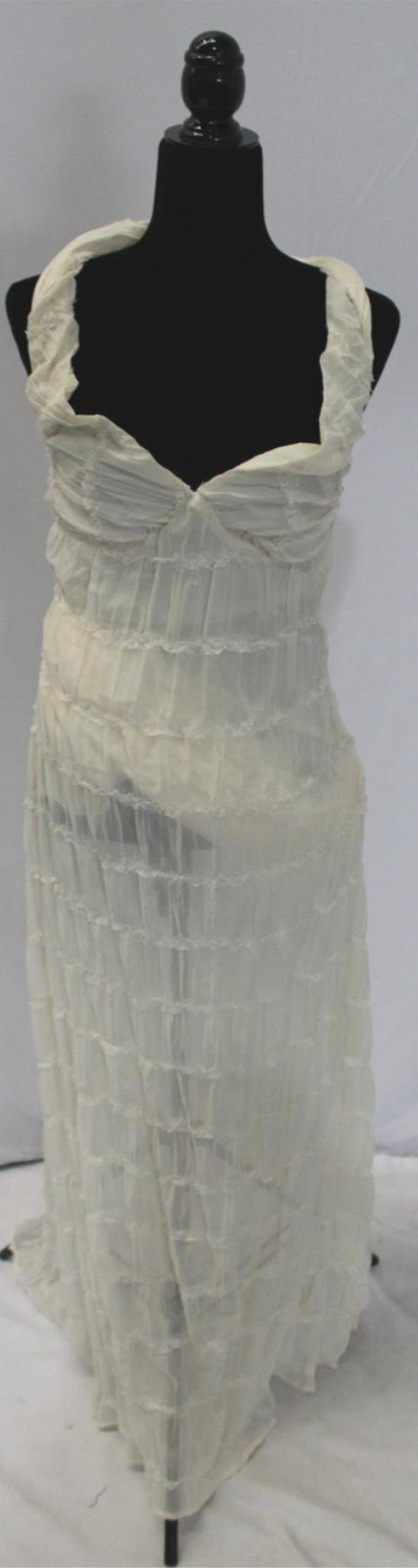 Peppermayo Women’s Off-Shoulder Embrace Maxi Dress AC2 Ivory Size AU 10 (US 6)
