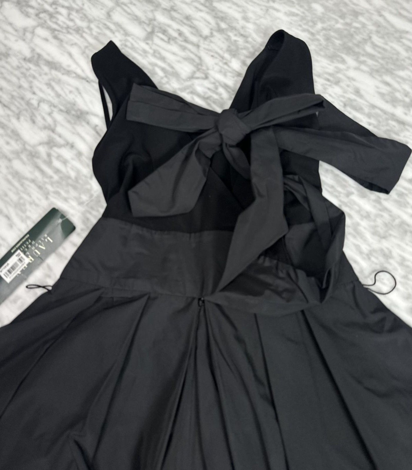 Lauren Ralph Lauren Womens Fit & Flare Any Occasion Dress Black size 4P NEW
