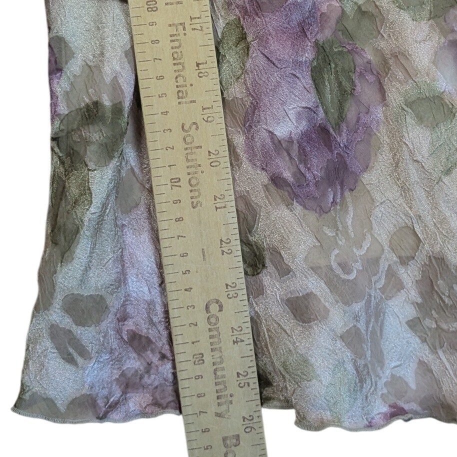 K Studio Floral Tiered Midi Dress 90s Fairy Cottage Retro Feminine Womens 16