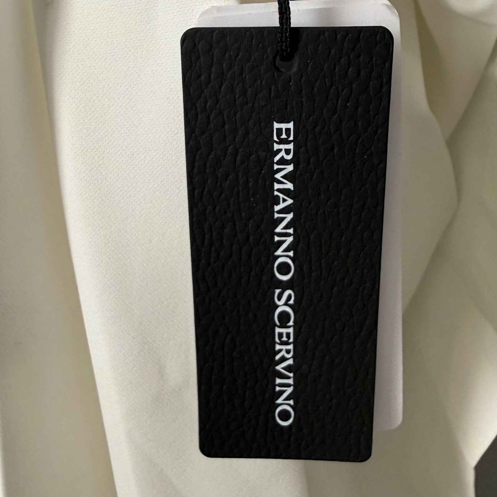 Ermanno Scervino Tailored White Cut-Out Dress | IT 42 (US 6) | NWT