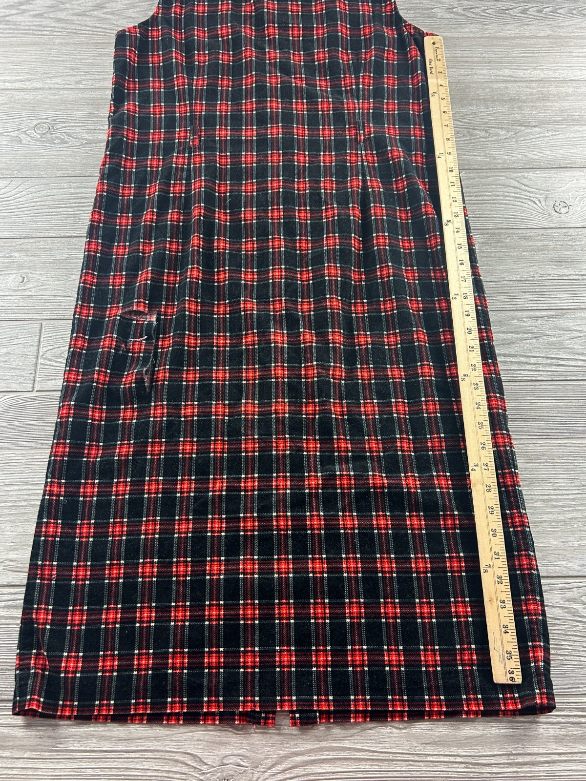 Pendleton Plaid Button Front Sleeveless Dress Women’s Size 12 USA Made