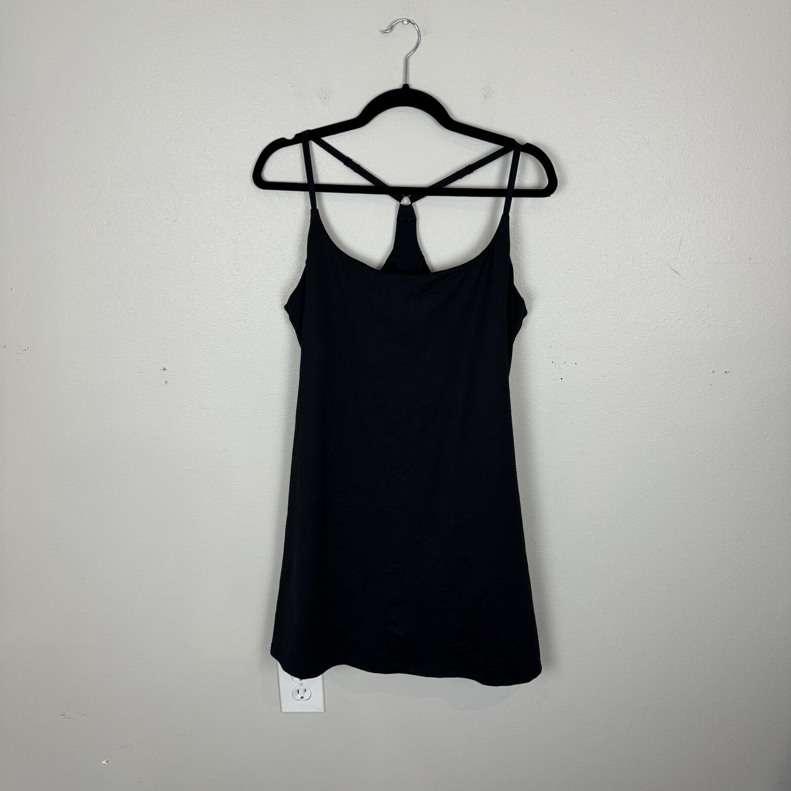 Outdoor Voices The Exercise Dress Womens Size XXXL Black Lined Tennis Golf