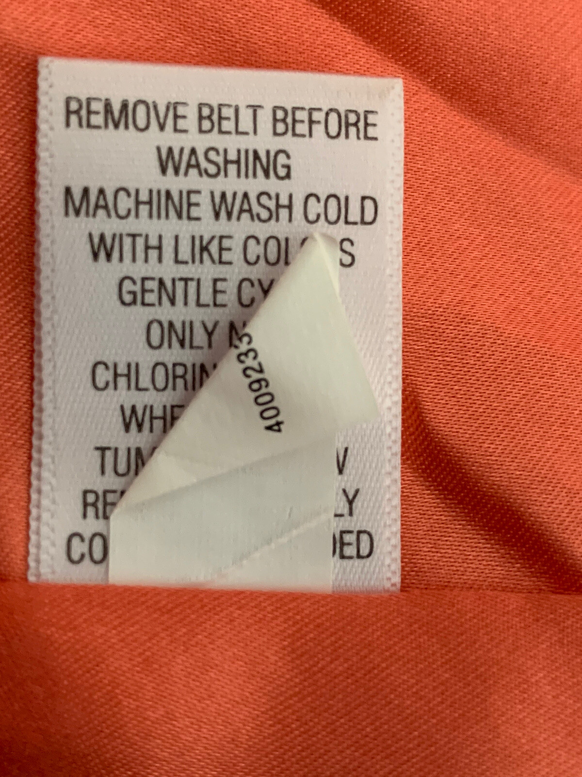 Candies Orange Black Belted Fully Lined Dress Size 7