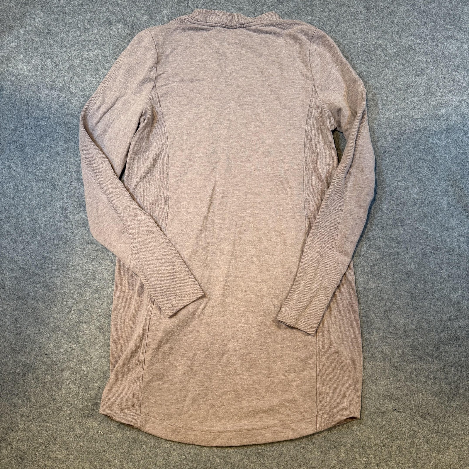 Athleta Dress Womens Small Pink Knit Long Sleeve Sweater Tunic Pockets Casual