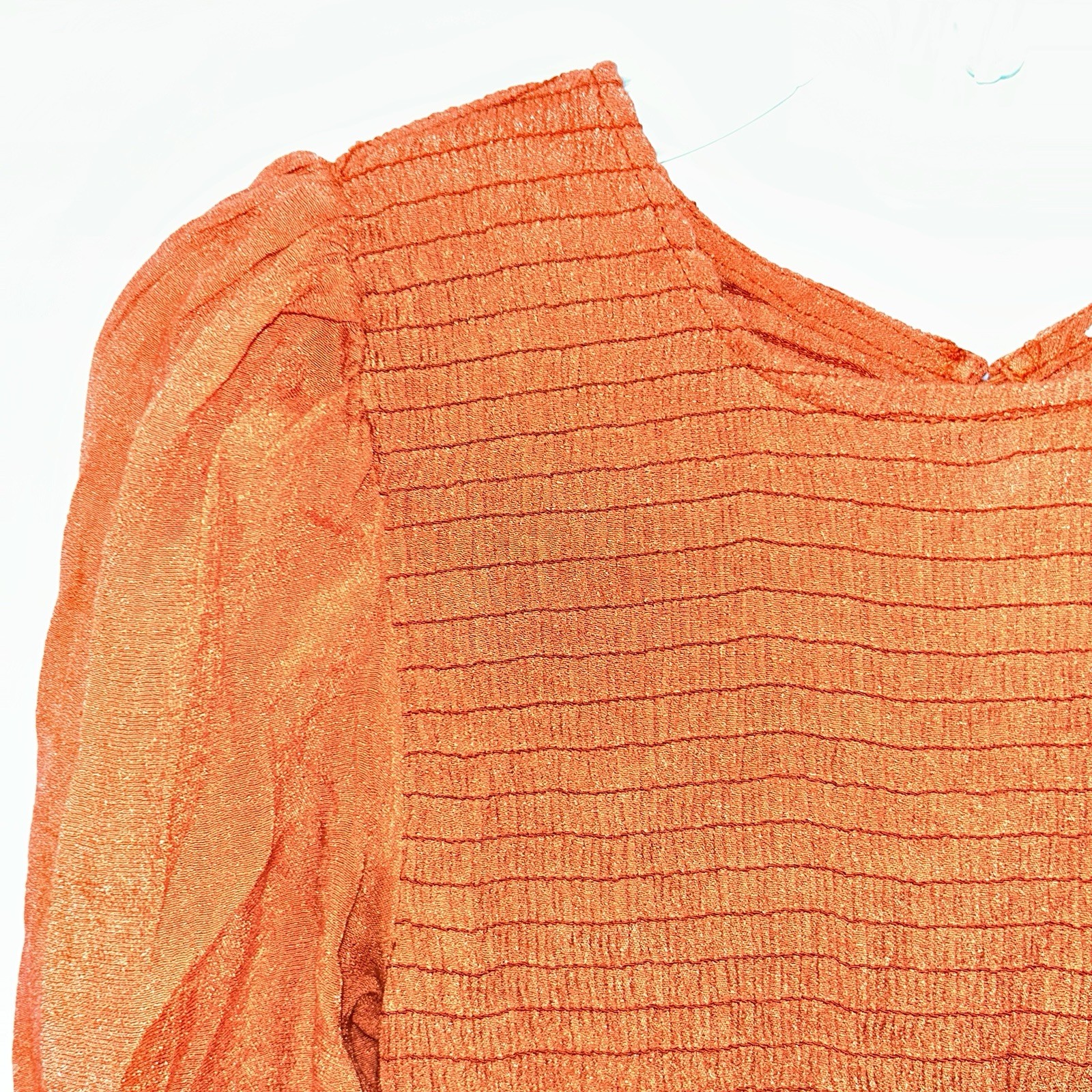 Blu Pepper Rust Smocked Bodice Maxi Dress