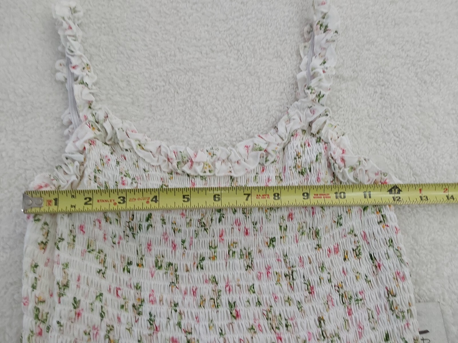 J for Justify Womens Size XL Floral Dress Elastic Spring Summer Comfort Vacation