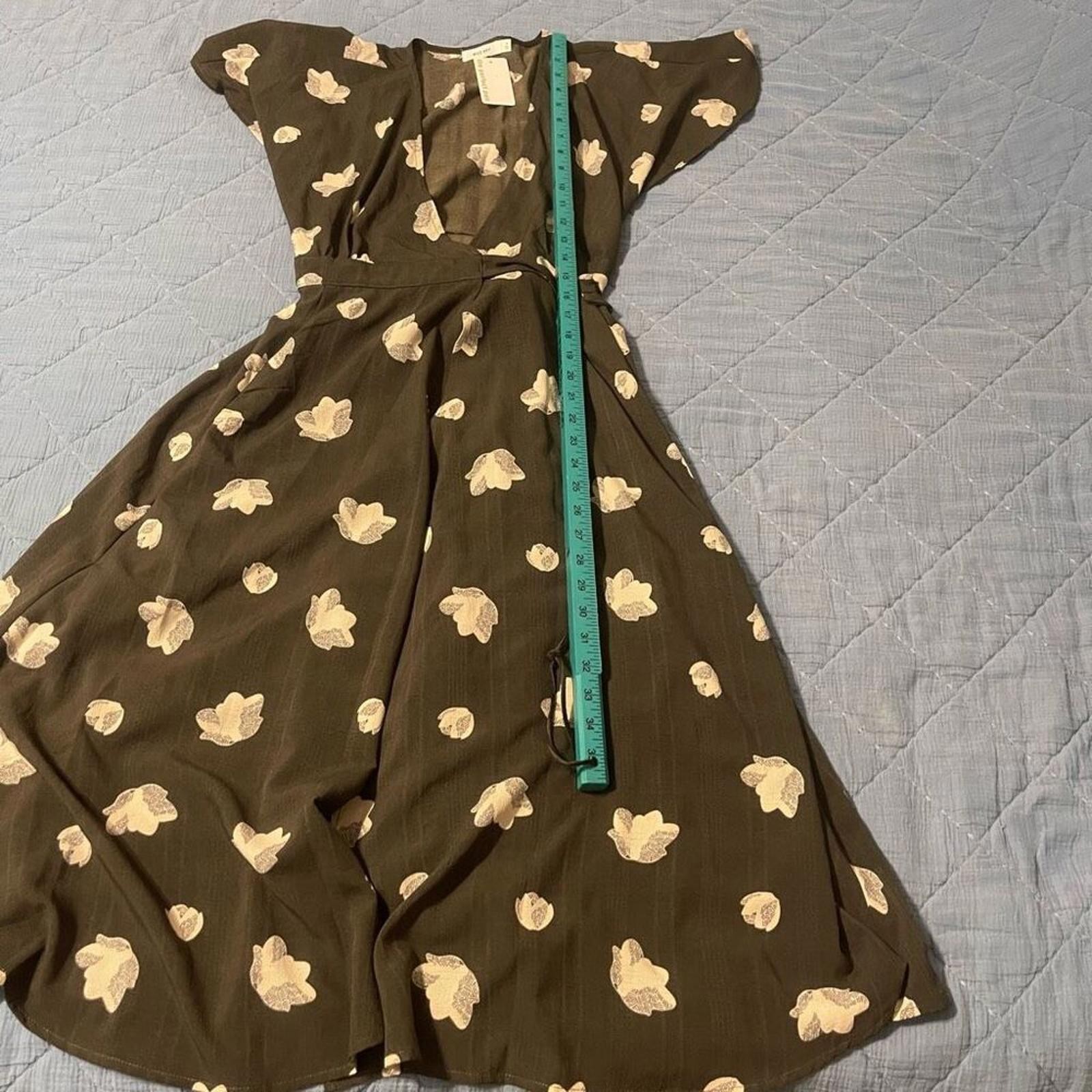 Mod Ref Kyrie Midi Wrap Dress S