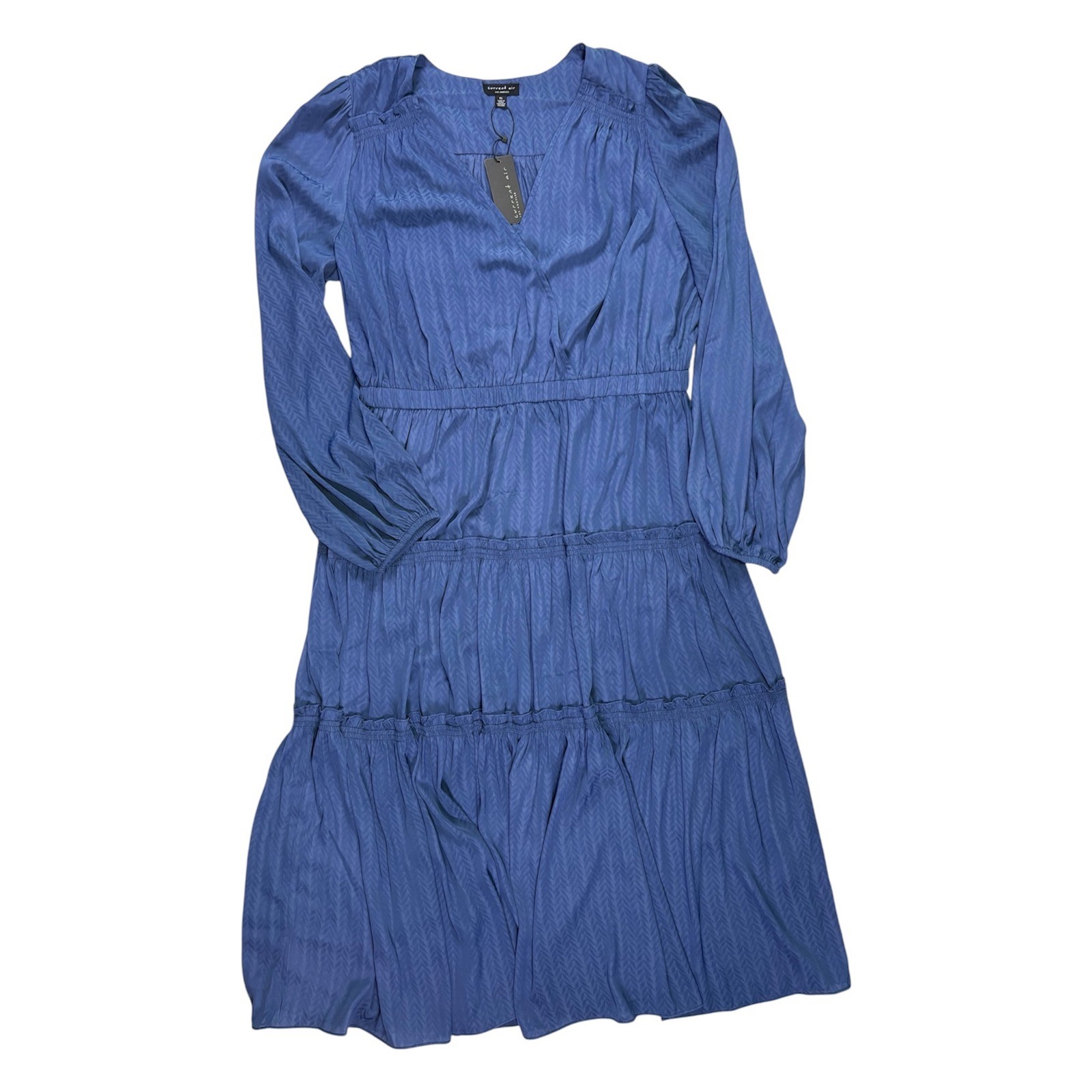 NWT Current Air Tiered Maxi Dress XL Boho Chic Coquette Ruffle Coastal Cowgirl