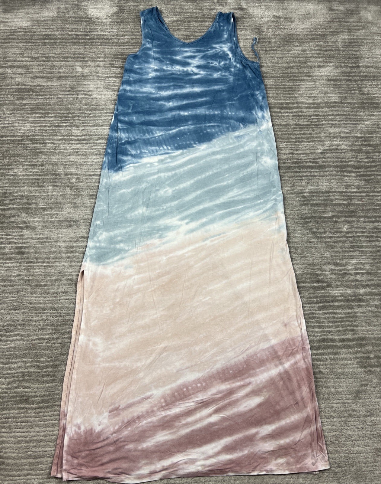 New Directions Studio Dress Womens Medium Multicolor Maxi Sleeveless Tank