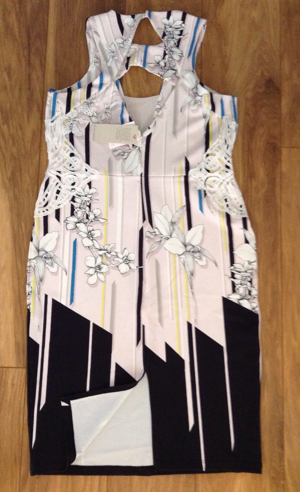 BNWT NEXT Size 14 Blush/Multi Floral Fitted Bodycon Dress