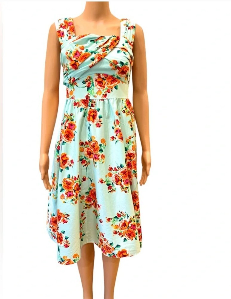 Stop Staring! Dress in Mint Aqua Blue, Size Medium