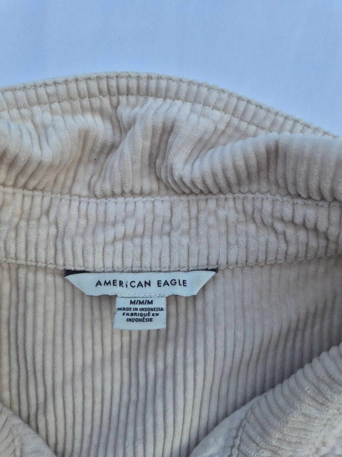 American Eagle Corduroy Button-Up Dress