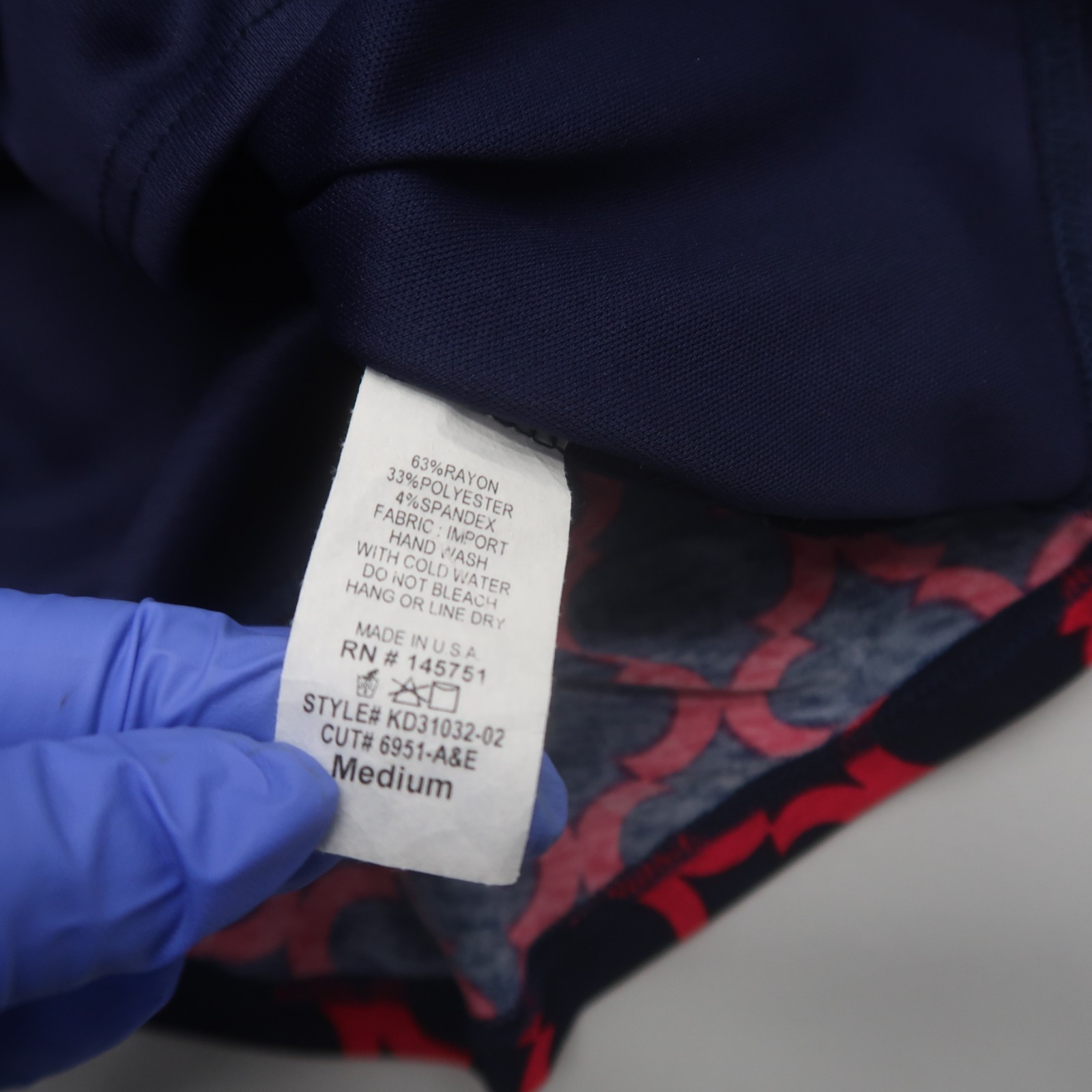 41 Hawthorne Faux Wrap Dress Size Medium Stretchy Knit Non Wrinkle Travel Mod