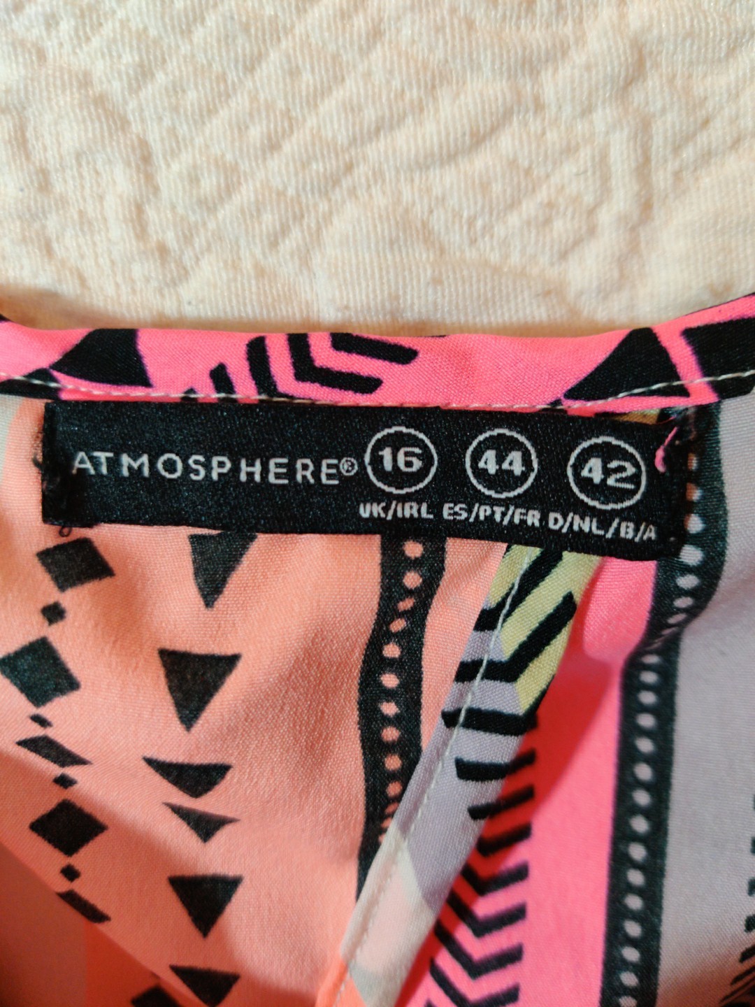 Atmosphere Abstract Sleeveless Adjustable Straps Romper With Pockets