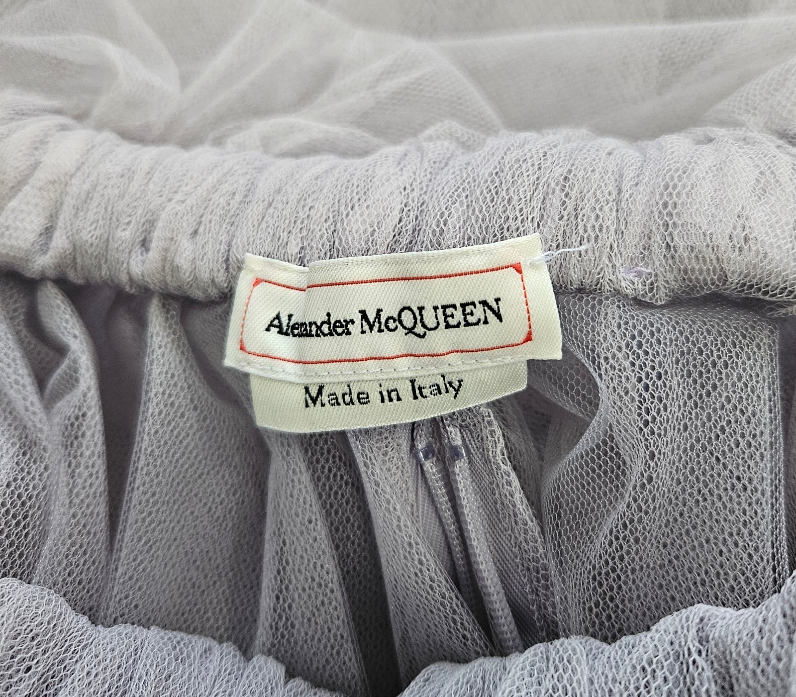 Alexander Mcqueen Embroidered Purple With Bow Spring/Summer 2022 Show Gown