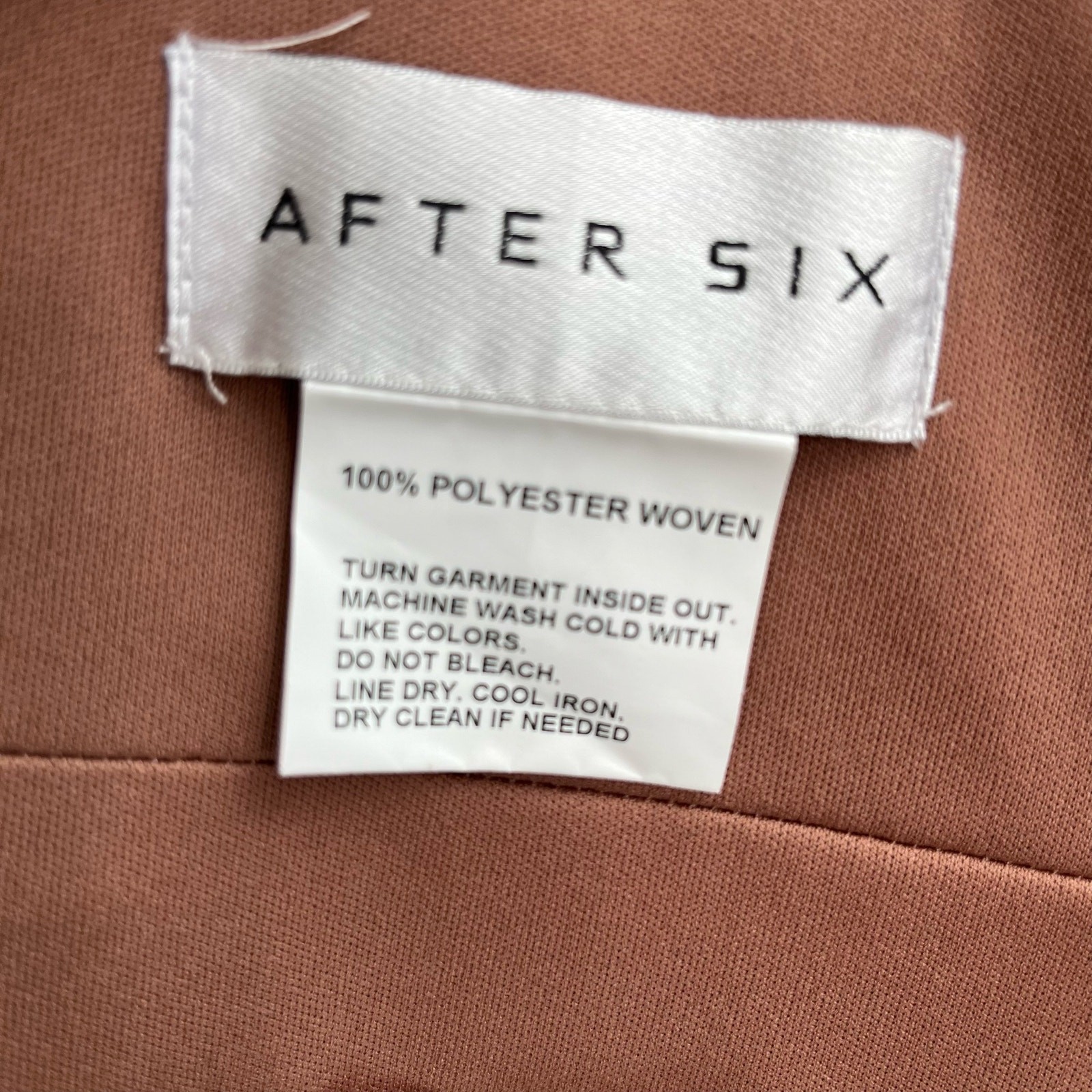 After Six High Neck Halter Maxi Gown Sienna Open Back Luxe Charmeuse 20 NWT