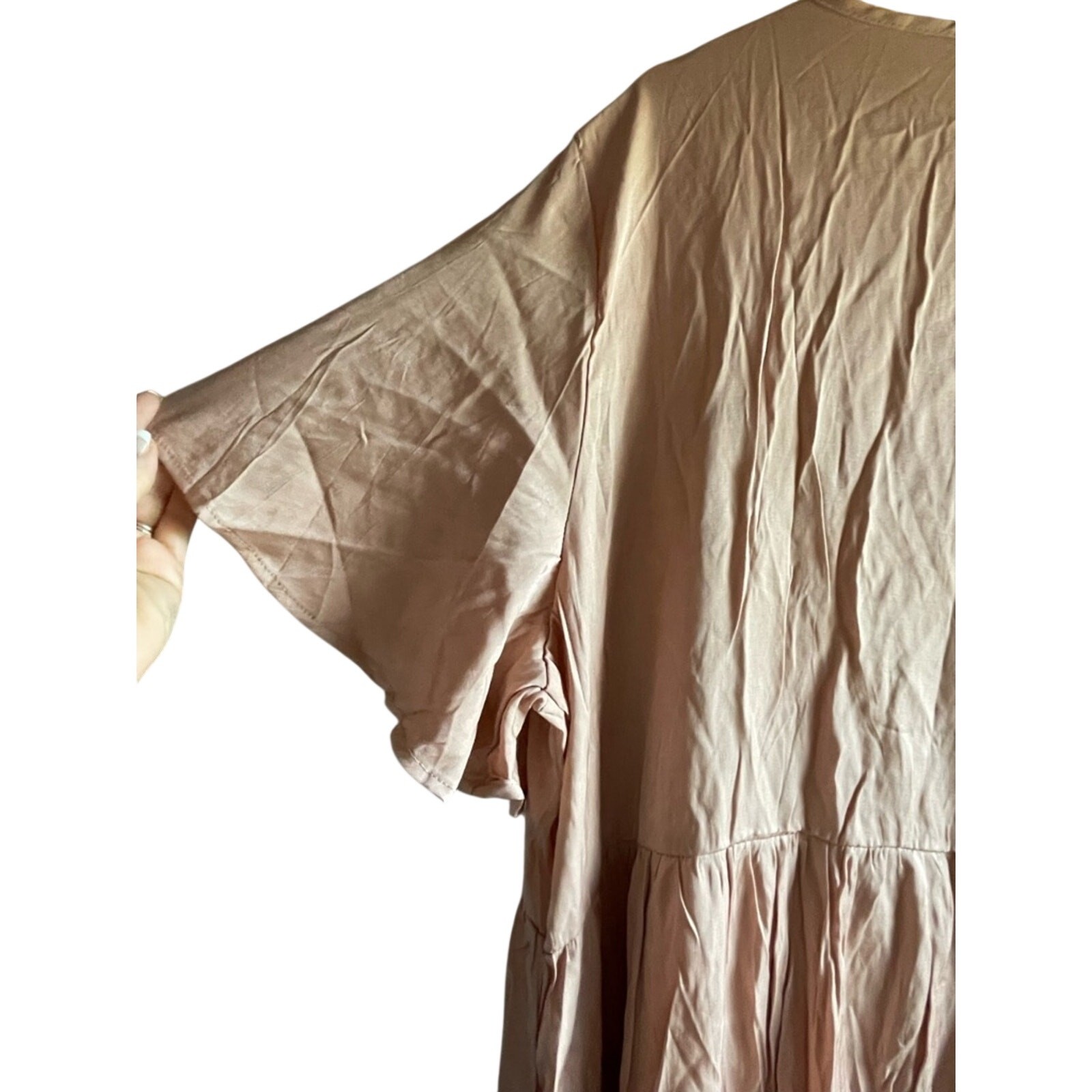 NWT! Peach Silky Dress Plus SIZE 4X