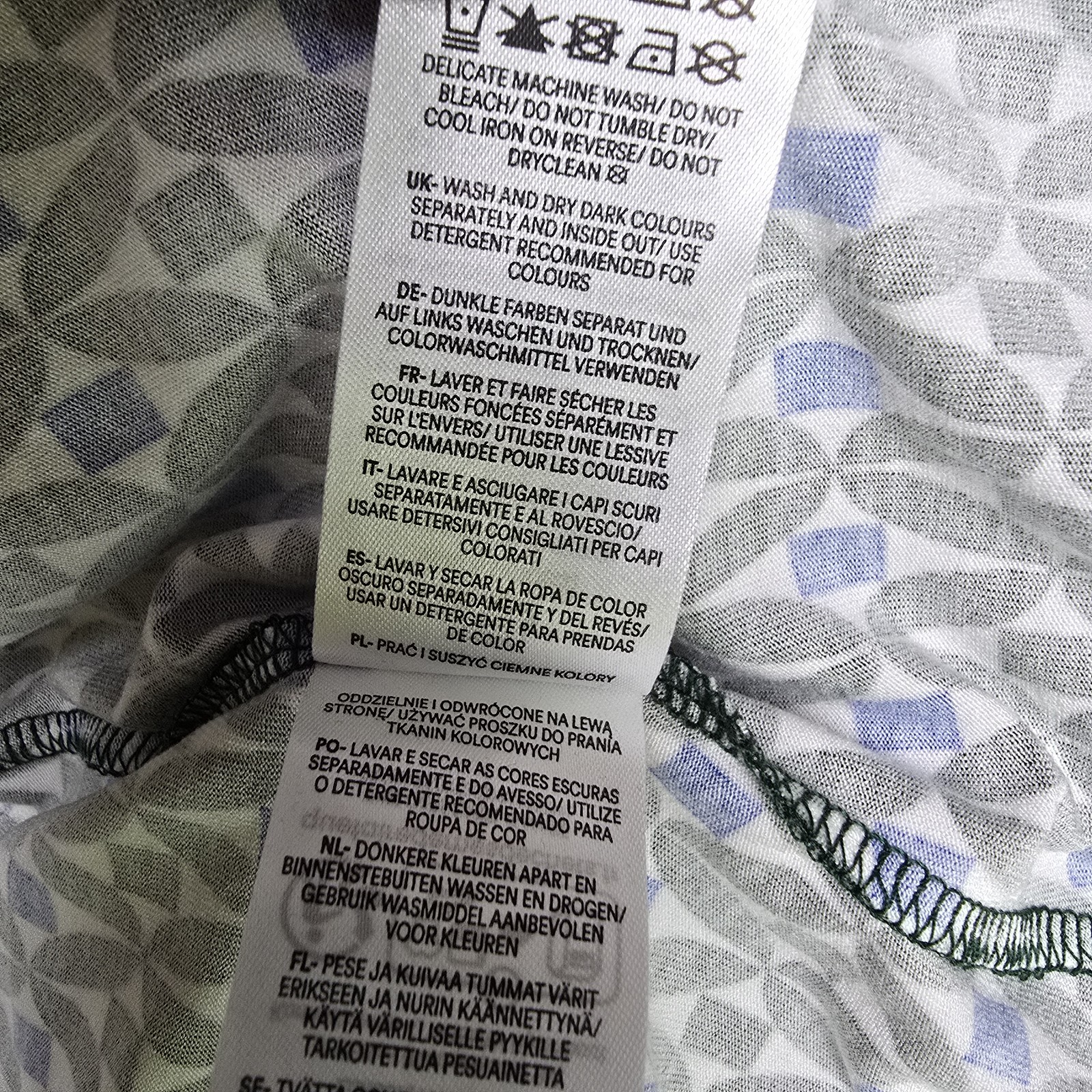 Boden Amelie Jersey Knit Printed Dress Size 16/18R UK20 Pockets Stretch L/S NWT