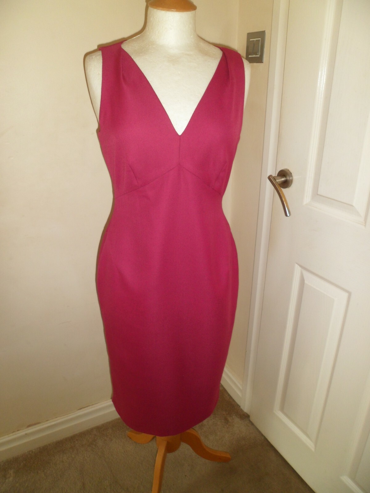 Stunning L.K. Bennett Dr/Erianna Raspberry Dress UK 10 £195.00 Worn Once