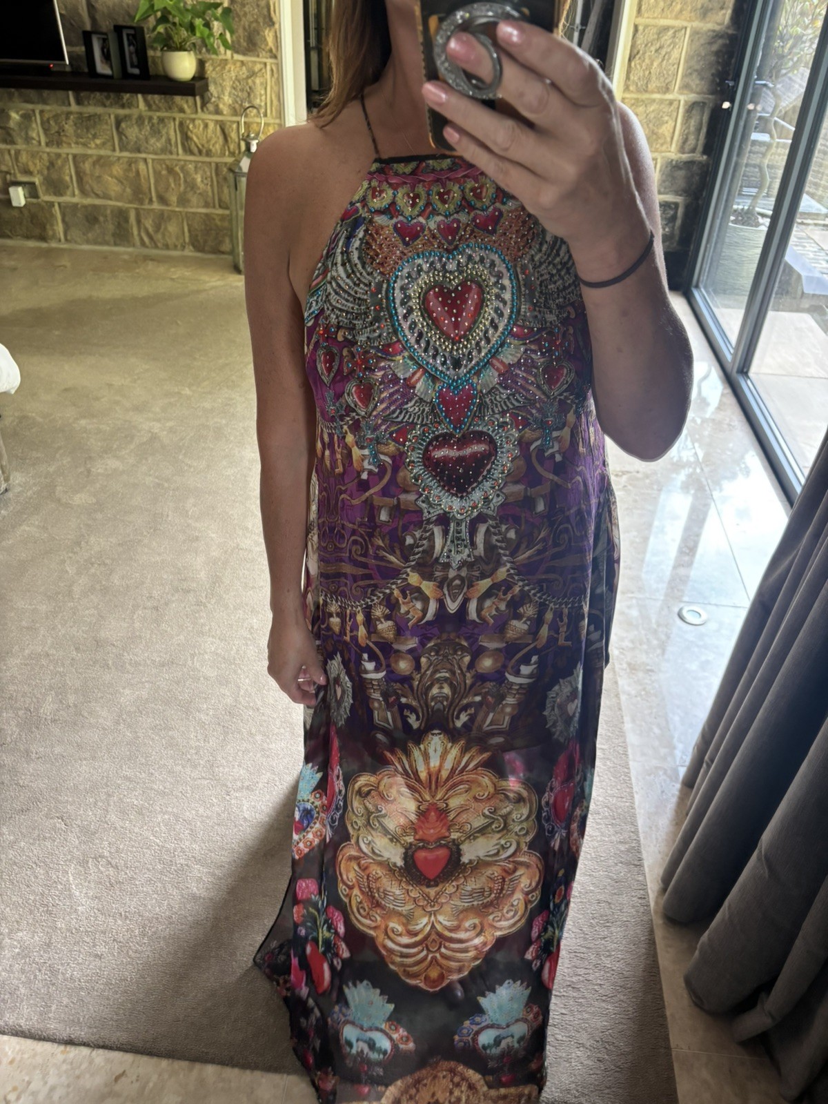 Camilla Franks overlay dress with apron neckline 3 uk 12 Milagro Charm vintage