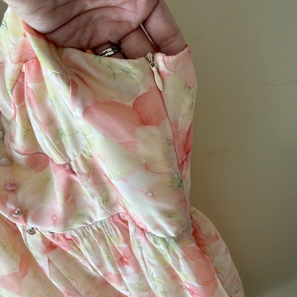 Storia Midi Dress romantic airy wedding guest vibes size M