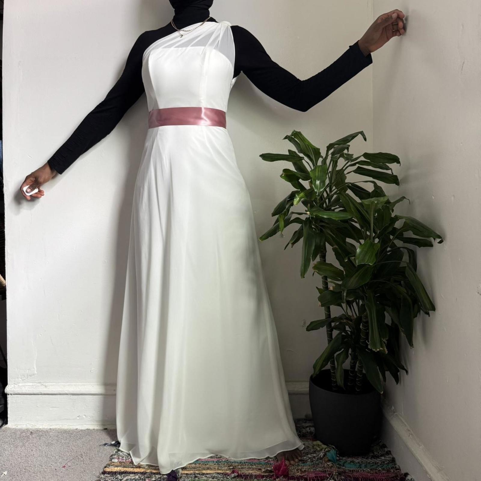 Vintage WTOO by Watters One-Shoulder Gown – Size 6