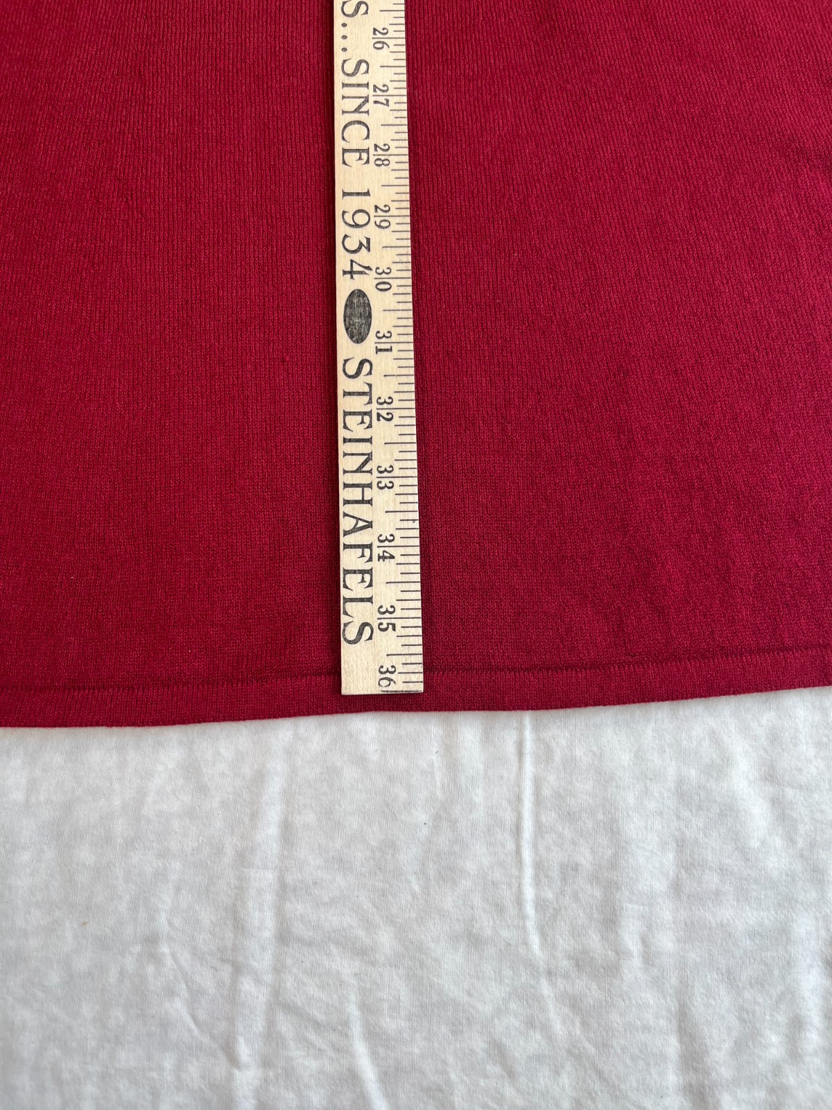 Black Label Evan-Picone Red Sweater Dress XS Cowl Neck Cozy Knit Fall Winter
