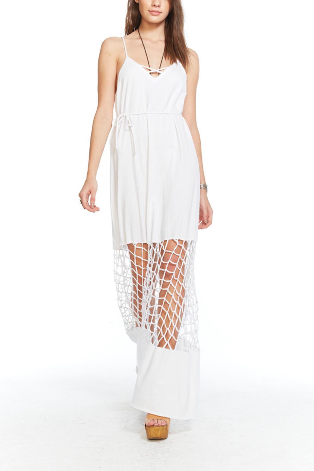 CHASER White Knotted Long Maxi Dress Size XS NWT $114