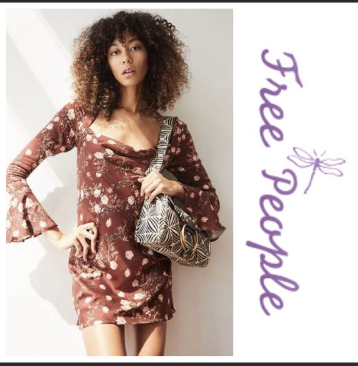 NWOT Free People Lone Star Bias Dress