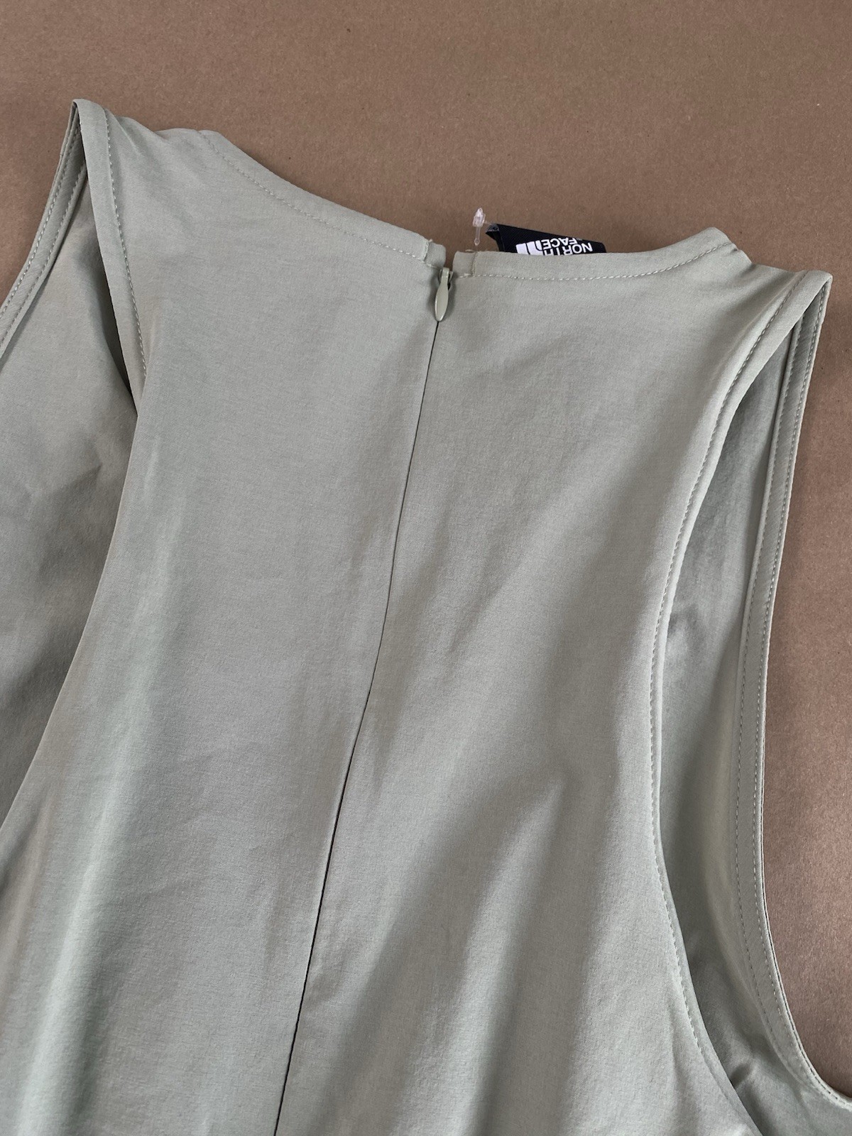The North Face L Large Womens Never Stop Adventure Tank Dress Tea Green Shorts