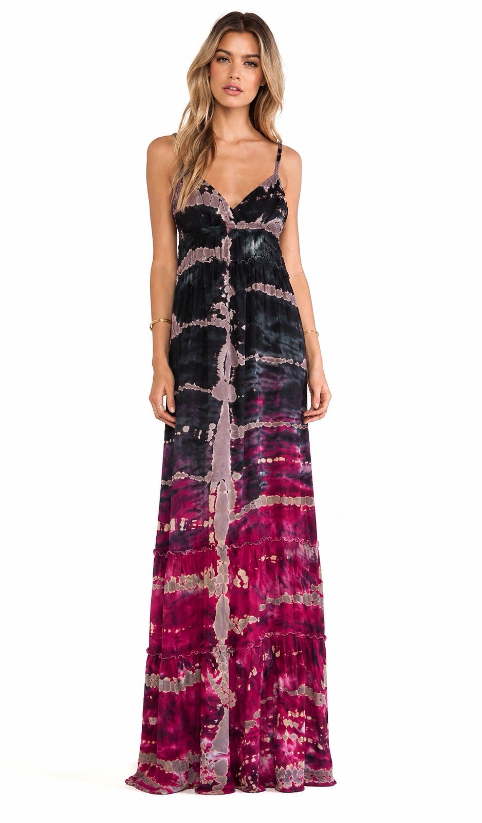 Gypsy 05 Ombre Tie Dye Maxi Dress Small Hippie Boho Free Spirit Festival Flowy