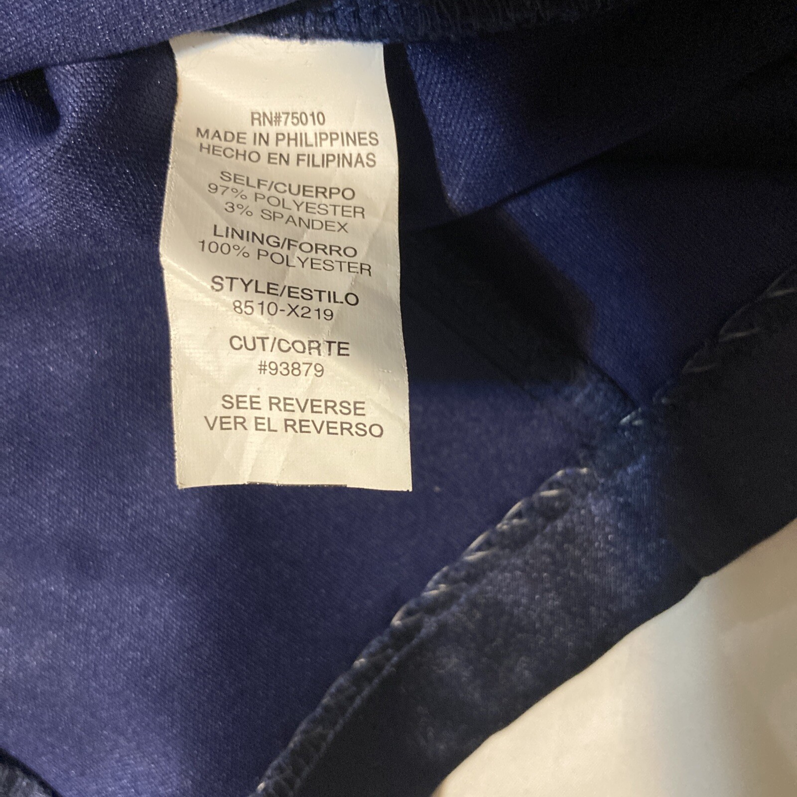 City Triangles dress Dark Blue Size 9 Short Back Zip Halter Top Tie Back Varied